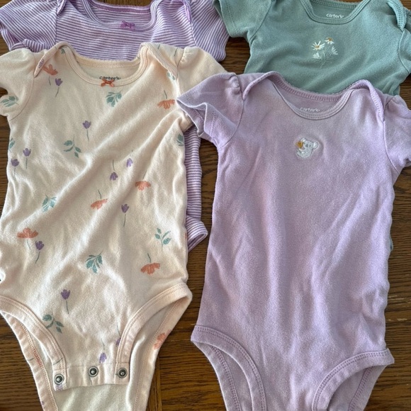 Carter's Orange Baby Onesie - Picture 2 of 5